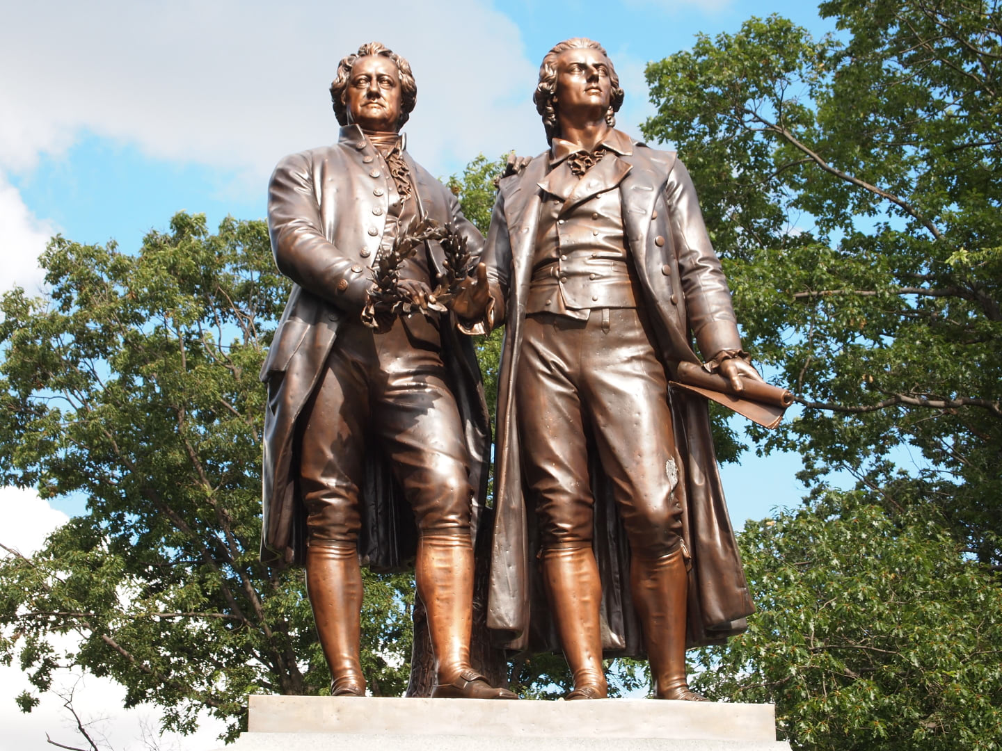 Goethe – Schiller Monument, Syracuse, New York State