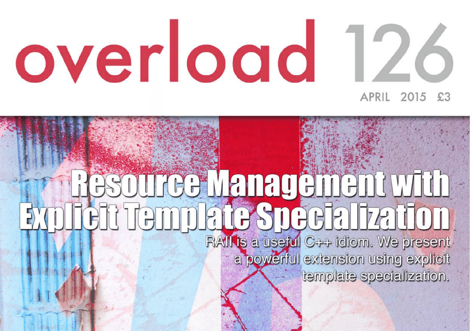 Overload journal #126, April 2015